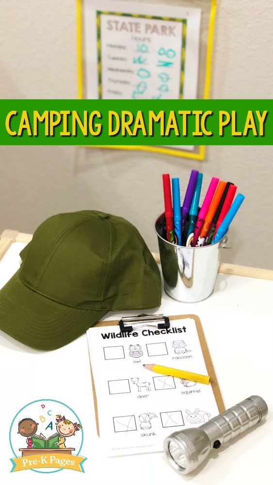 Camping Dramatic Play Printables for Preschool