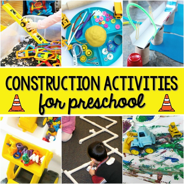 Activités à thème de la construction pour les enfants d'âge préscolaire