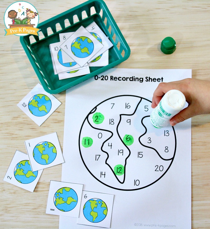 Earth Day Math Activities For Preschool Pre K Pages