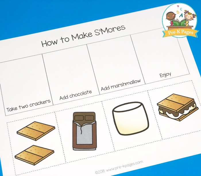 Pretend Smores Craft Idea For Kids PreK Pages