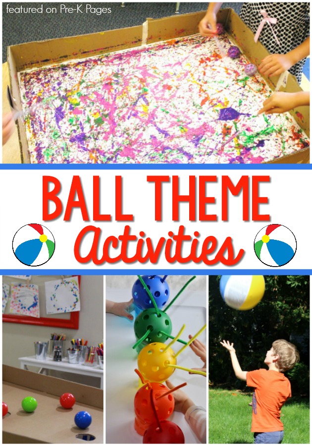 activities with balls for preschoolers pre k pages