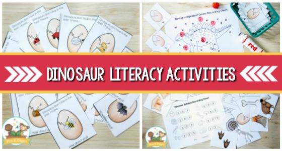 Dinosaur Literacy Activities for Preschool
