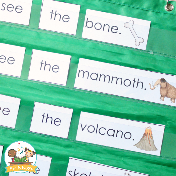 preschool dinosaur literacy activities