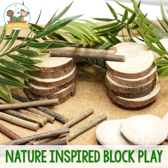 Naturinspiriertes Blockspiel in der Vorschule