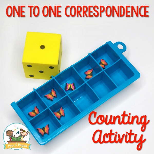 One to One Correspondence Counting Activity