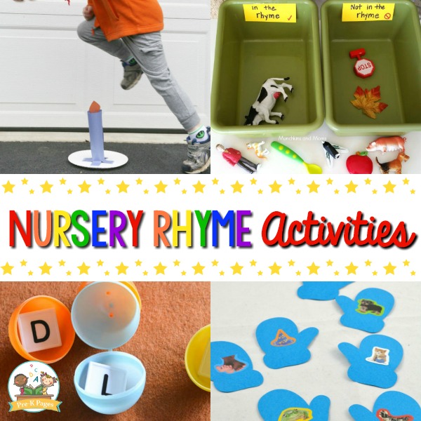 Nursery Rhymes Activities For Preschoolers Pre K Pages