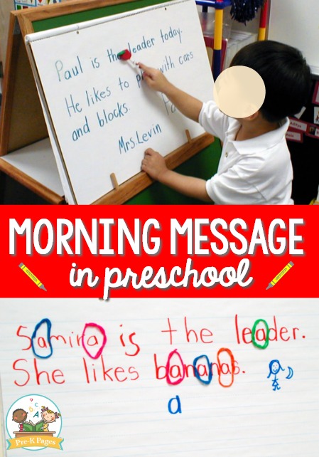Preschool Morning Message