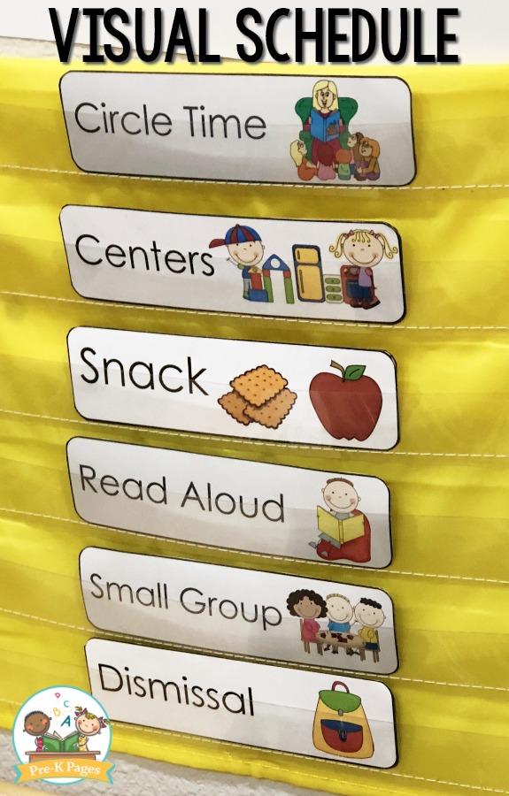 Daily Schedule Cards For Classroom