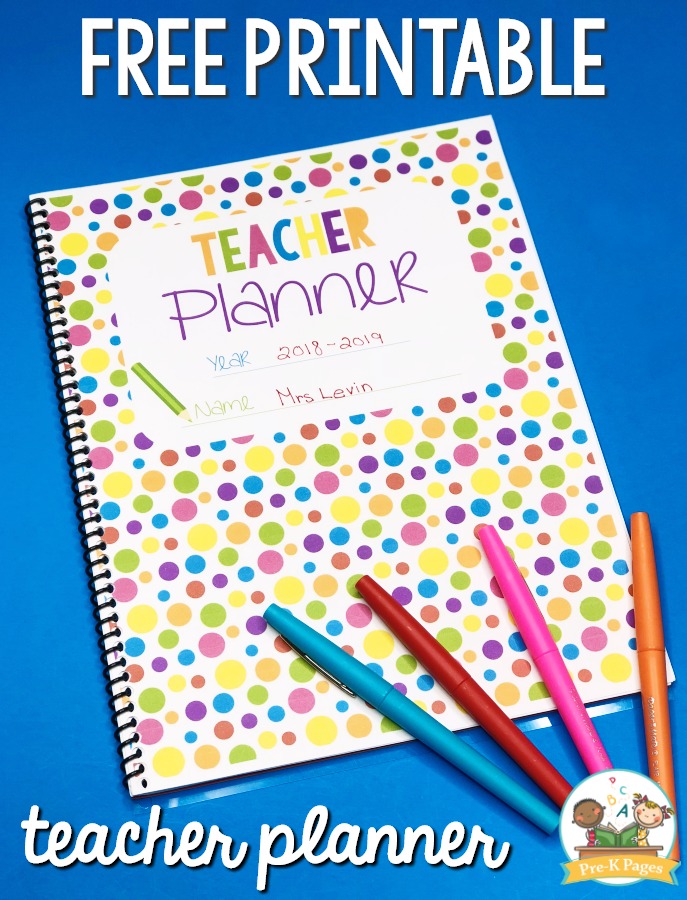 Teacher Planner For Preschool Free Printable Pre K Pages