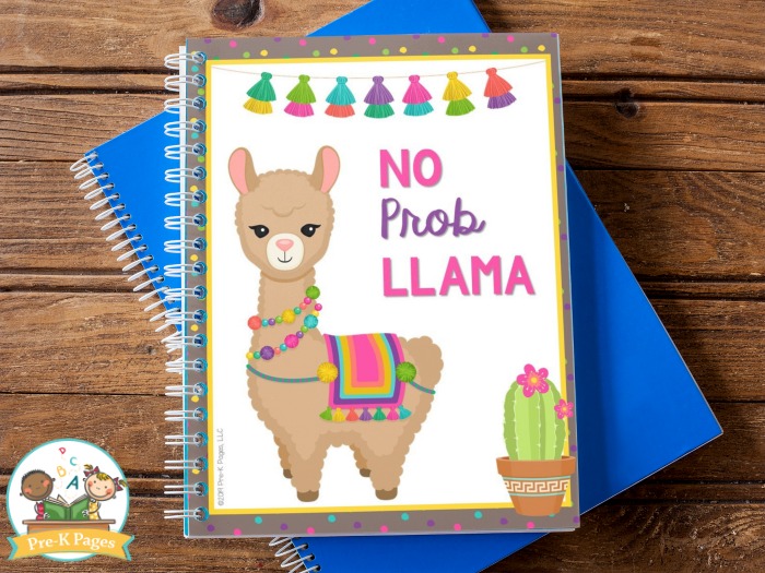 No Prob Llama Teacher Planner Cover