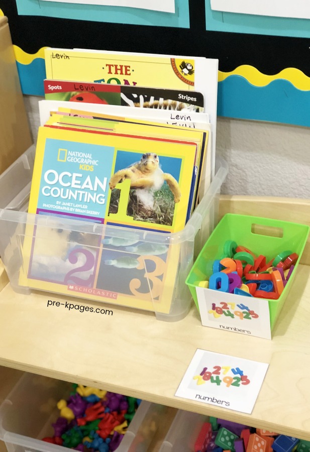 How to Set Up a Math Center in Preschool or Kindergarten