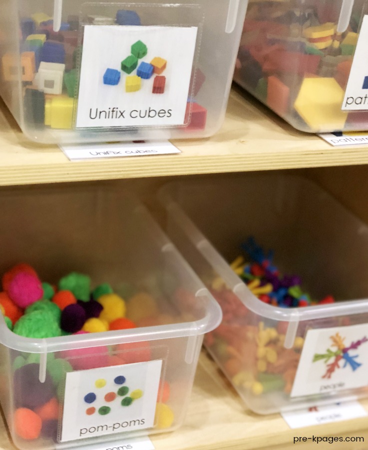 Math Center Labels - Math Centers For Kindergarten