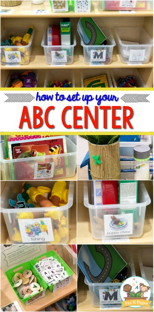 ABC Center Set Up Ideas