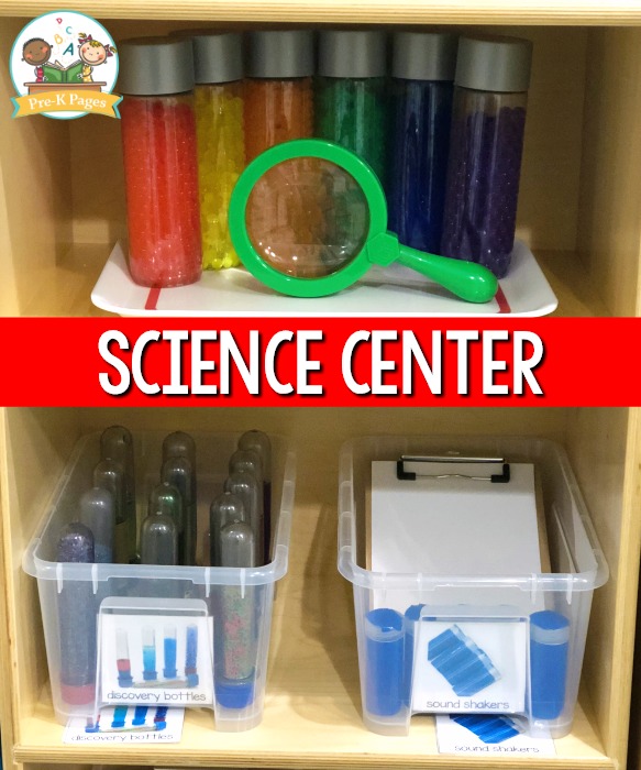 Science Center Set Up and Ideas for Preschool