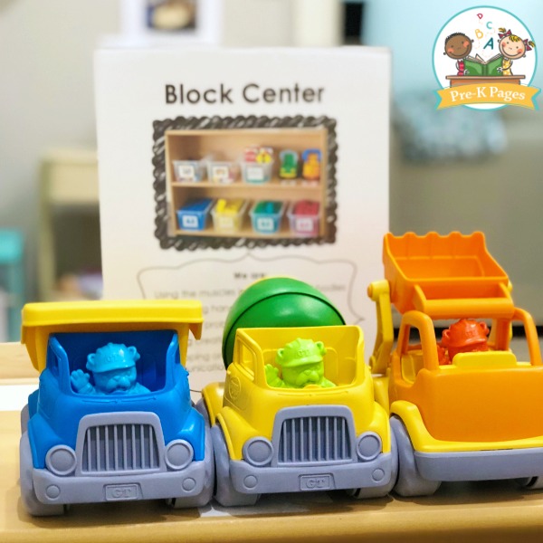 Blocks Center Set Up in Preschool