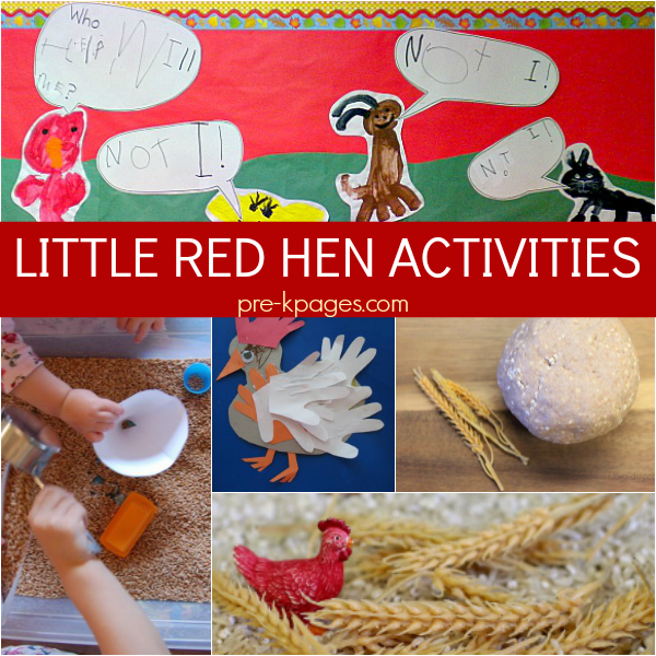 Little Red Hen Activities For Fall Pre K Pages