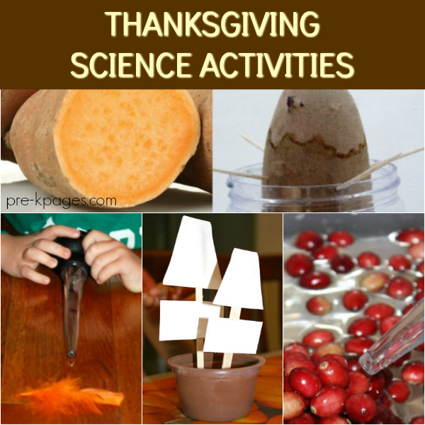 Thanksgiving Science Activities for Preschoolers - Pre-K Pages