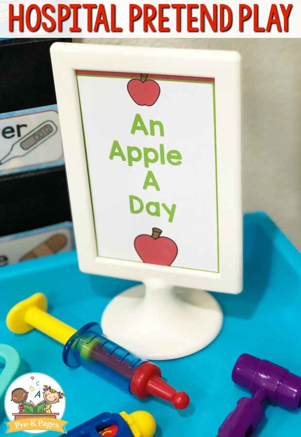 An Apple a Day Printable Sign