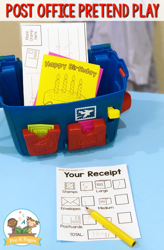 Dramatic Play Post Office Theme for Preschool