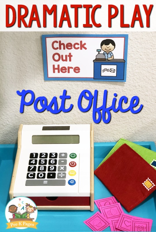 post office pretend play