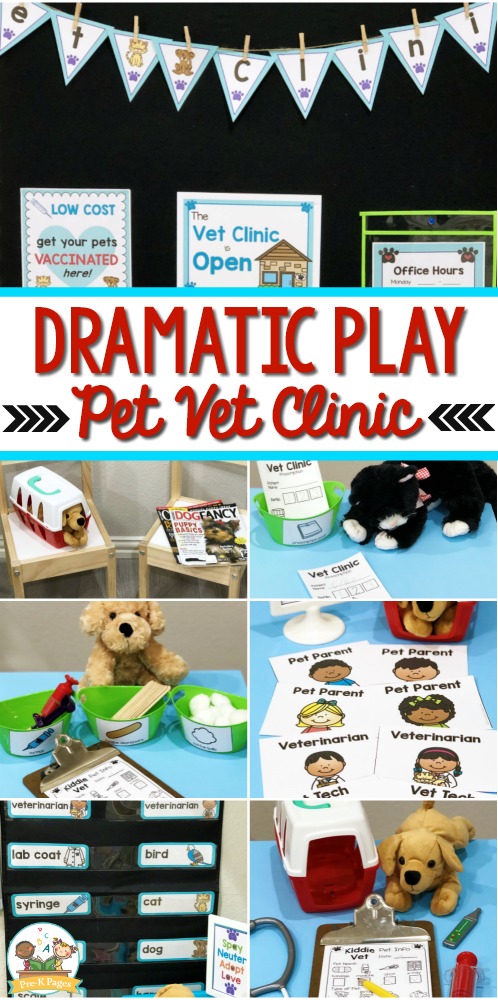 Pet Vet Dramatic Play Center