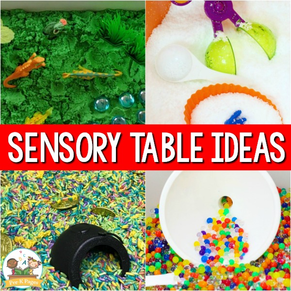 Sensory Table Ideas for Preschool and Pre-K - Pre-K Pages