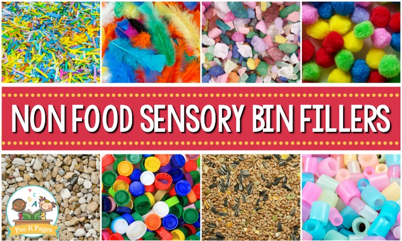 Non Food Sensory Bin Fillers For Sensory Play In Preschool Pre K Pages