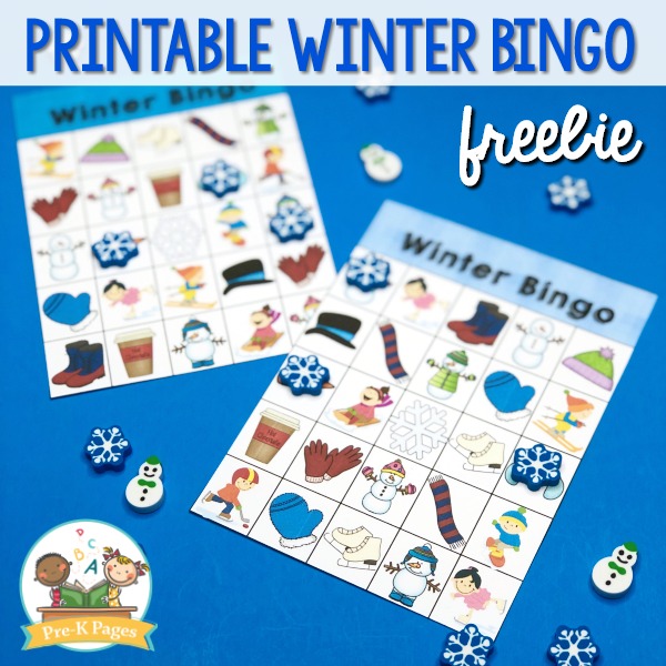 free printable winter bingo 20