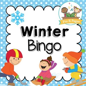 Winter Bingo Printable For Preschool And Pre K Pre K Pages