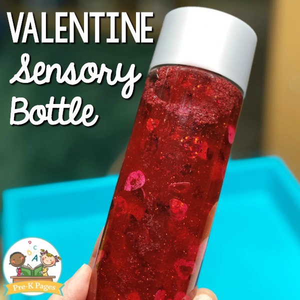 Easy Valentine Sensory Bottle