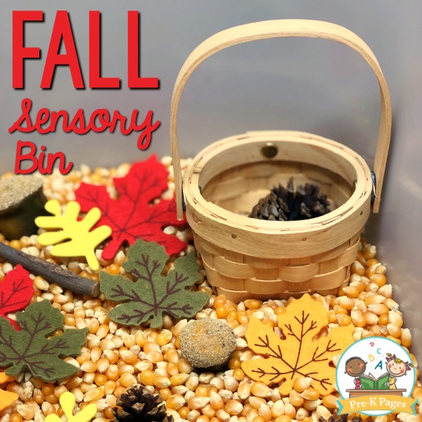 Easy Fall Sensory Bin For Preschoolers And Toddlers!