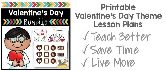 Bundle di attività per San Valentino in età prescolare's Day Activity Bundle for Preschool