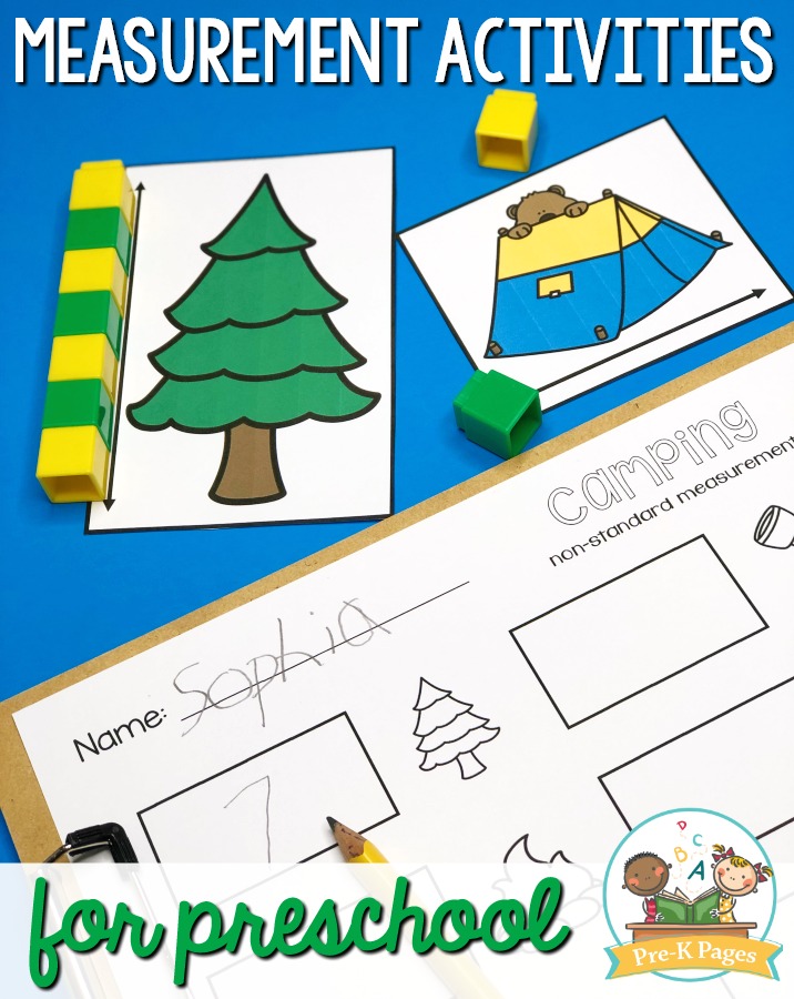 Preschool Measurement Activities Pre K Pages