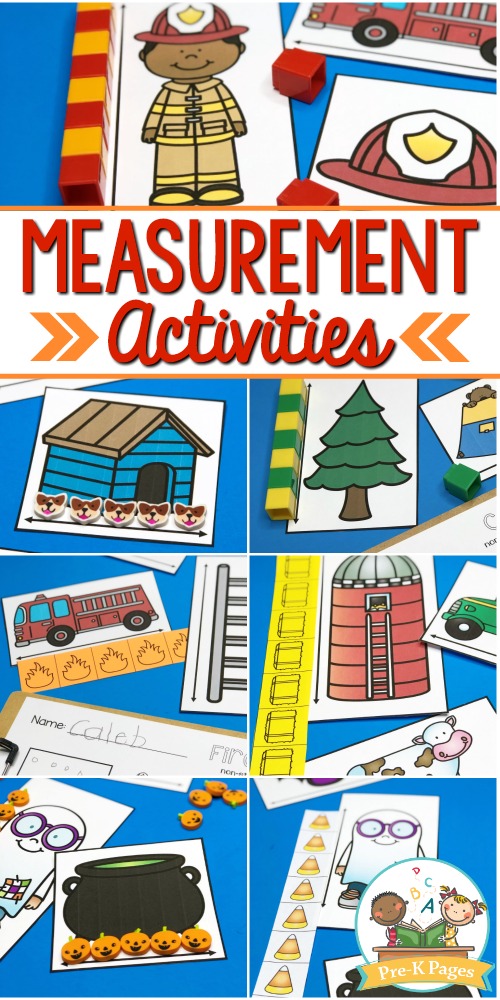 Preschool Measurement Activities Pre K Pages