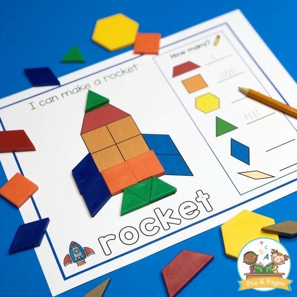 Pattern Block Mats For Preschool Pre K Pages