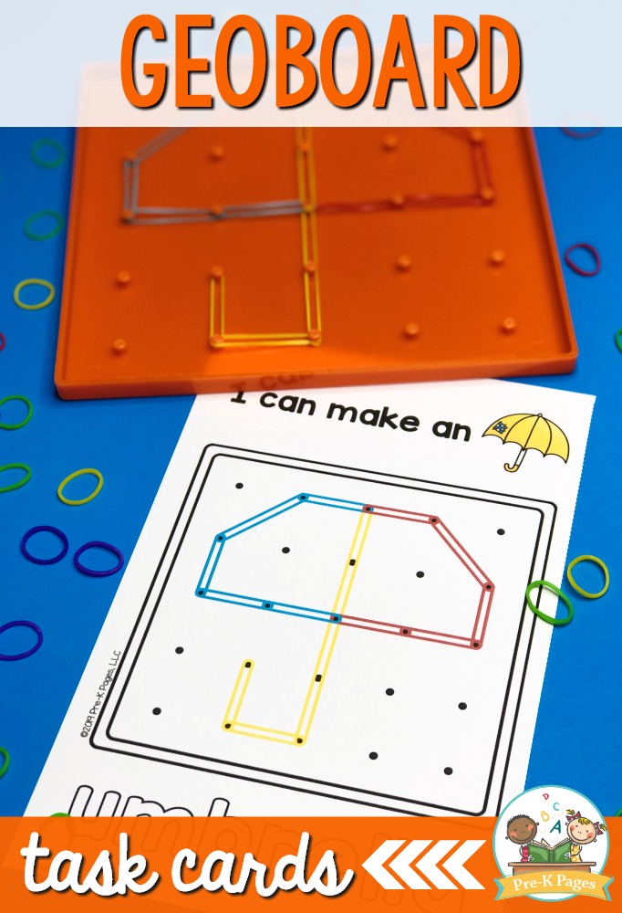 Geoboard Activities For Preschool Pre K Pages