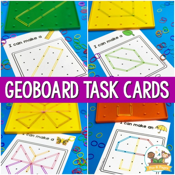 Geoboard Activities For Preschool Pre K Pages