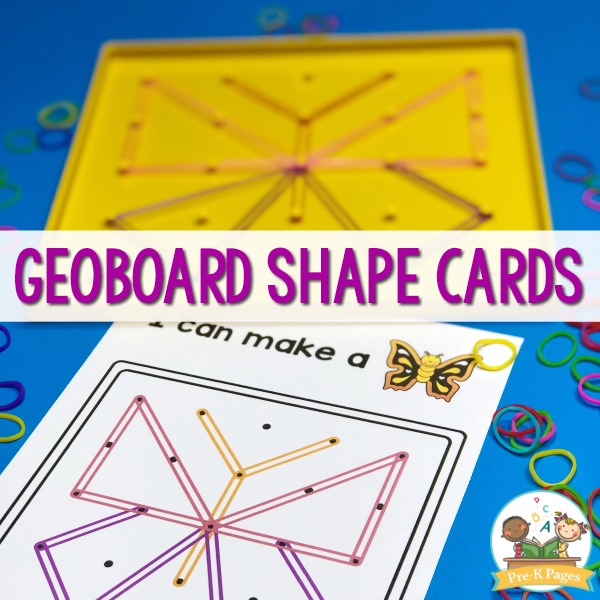 Geoboard Activities For Preschool Pre K Pages