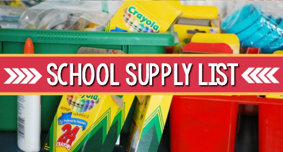 Back To School Shopping List For Preschool Pre K