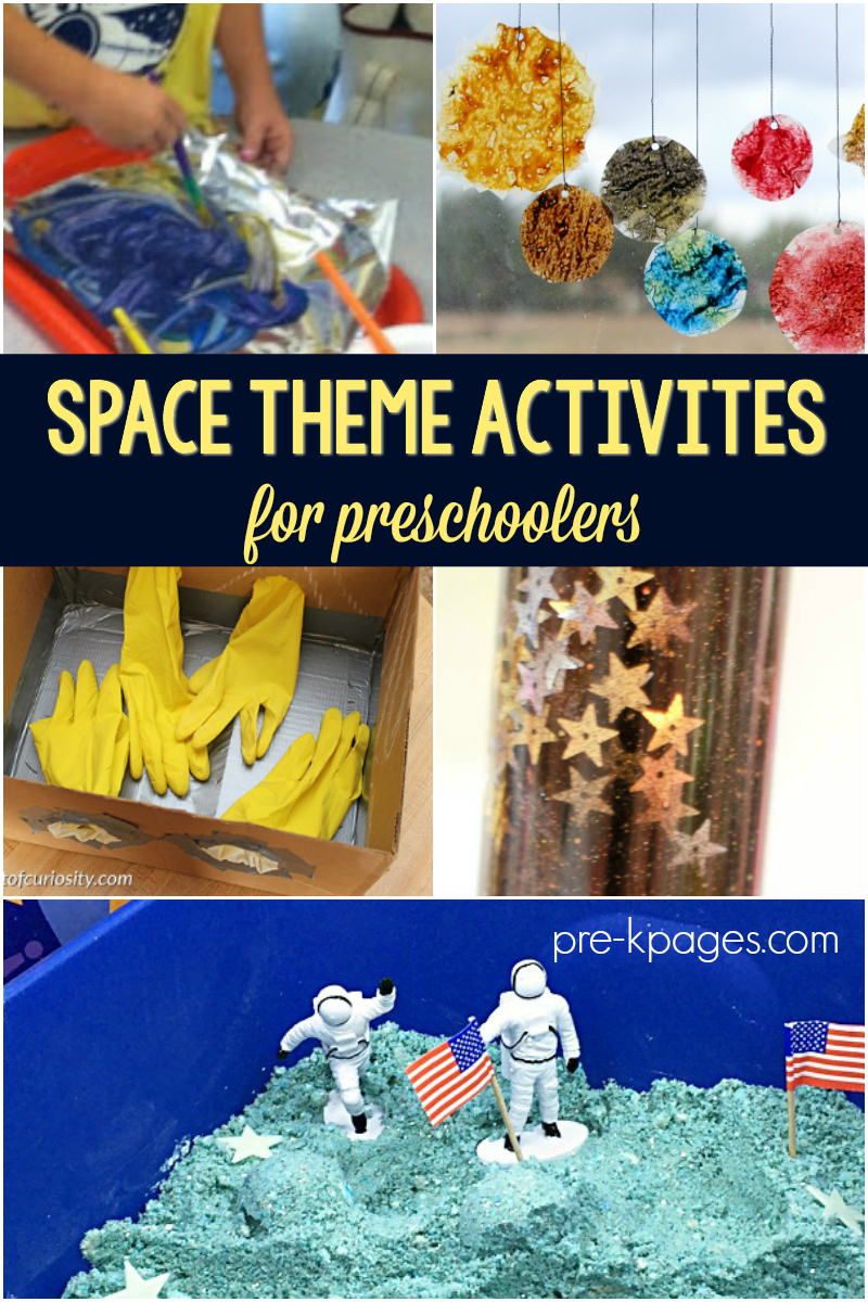 Space Theme Activities For Preschoolers Pre K Pages