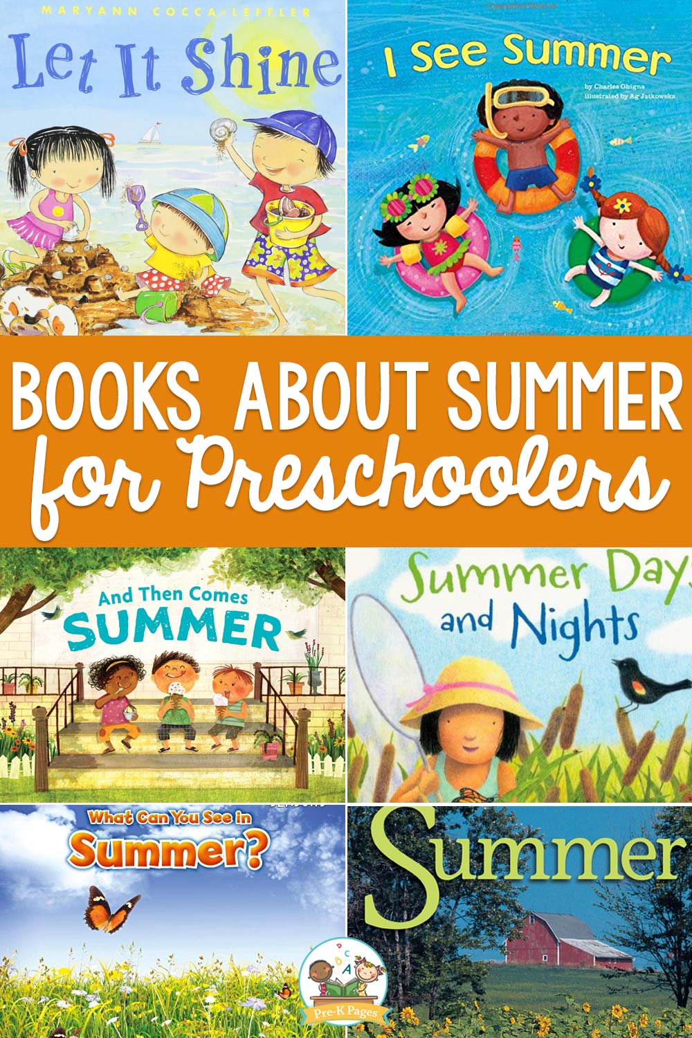 Books About Summer for Preschoolers PreK Pages