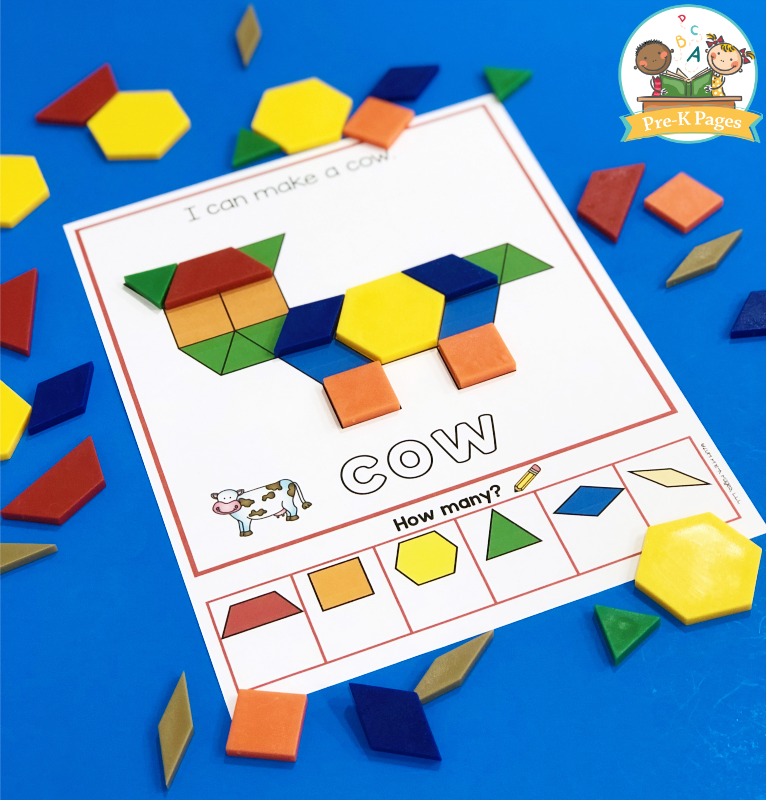 Pattern Block Mats For Preschool Pre K Pages