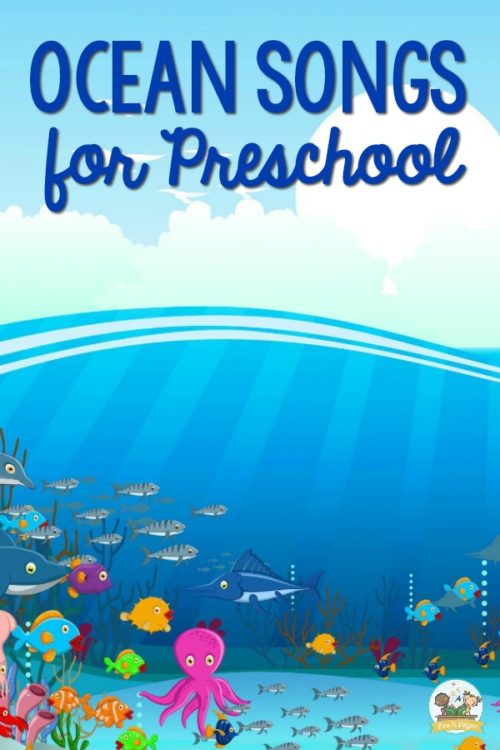 Ocean Songs for Preschool Kids PreK Pages