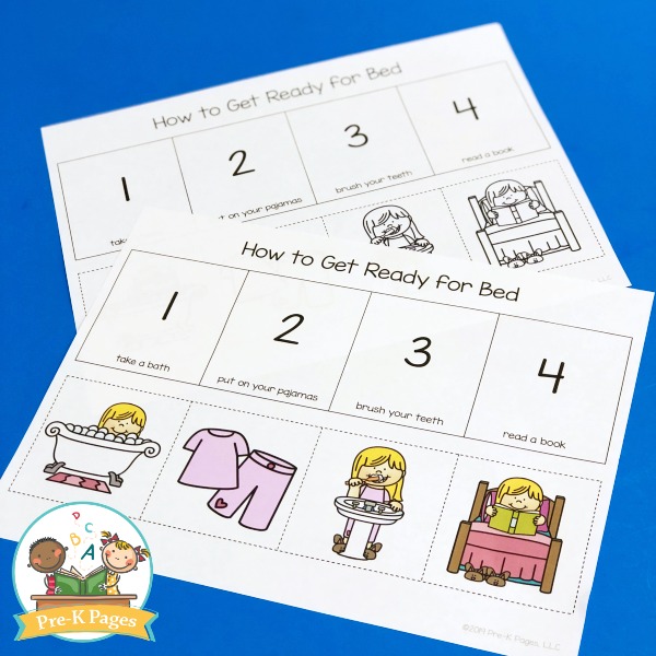 Sequencing Activities For Preschoolers Pre K Pages