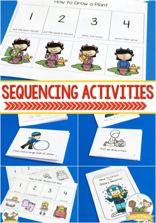 Sequencing Activities for Preschoolers - Pre-K Pages