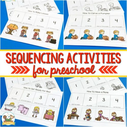 Sequencing Activities for Preschoolers - Pre-K Pages