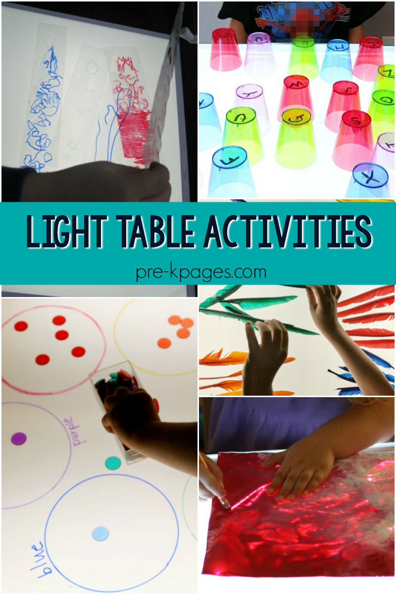 light table activities