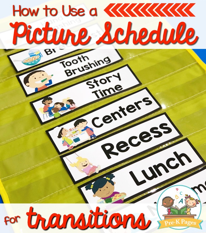 preschool daily schedule templates