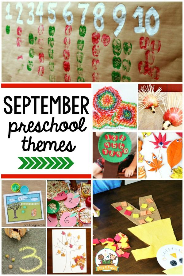 September Preschool Themes PreK Pages