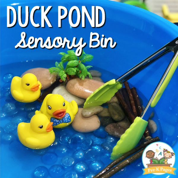 Duck Pond Sensory Play